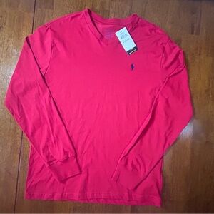 Polo Ralph Lauren Youth Large Red Long Sleeve Shirt